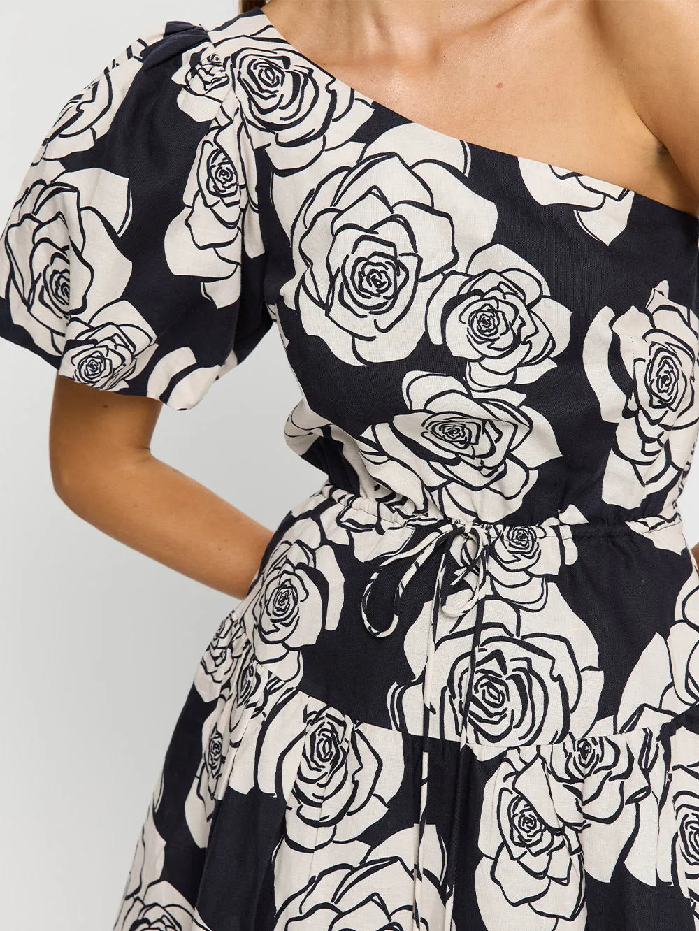 Carmen One Shoulder Mini Dress sold by Kivari product image thumbnail 4