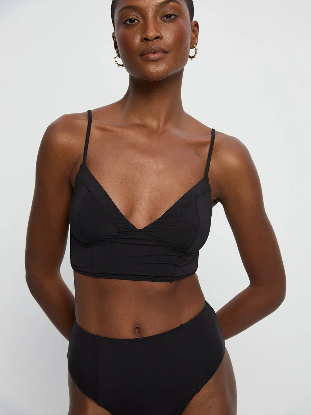 Luca Panelled Bikini Top sold by Kivari