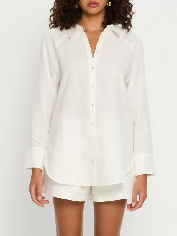 Nikita Shirt - White sold by Kivari