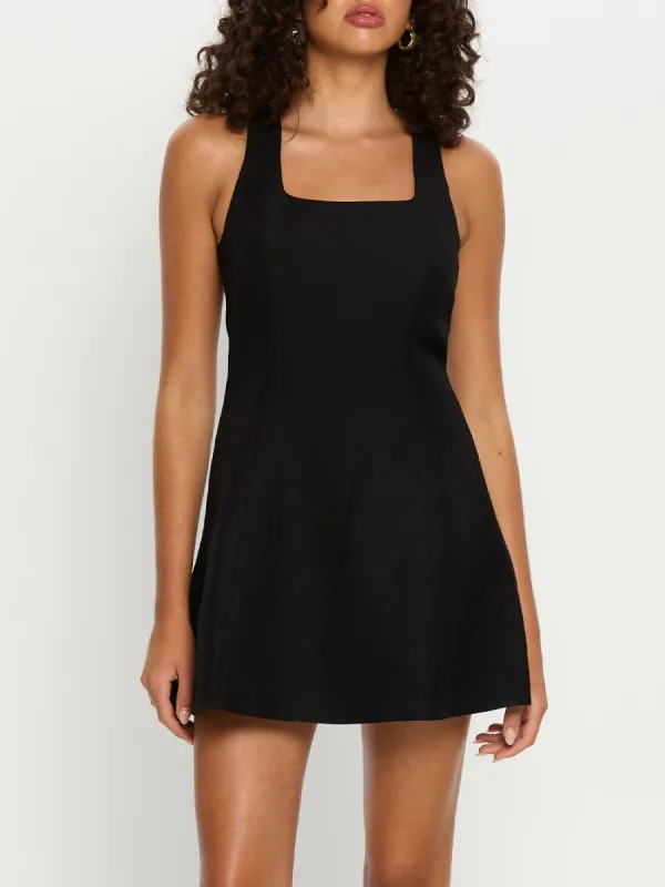 Miya Square Neck Mini Dress made by Kivari