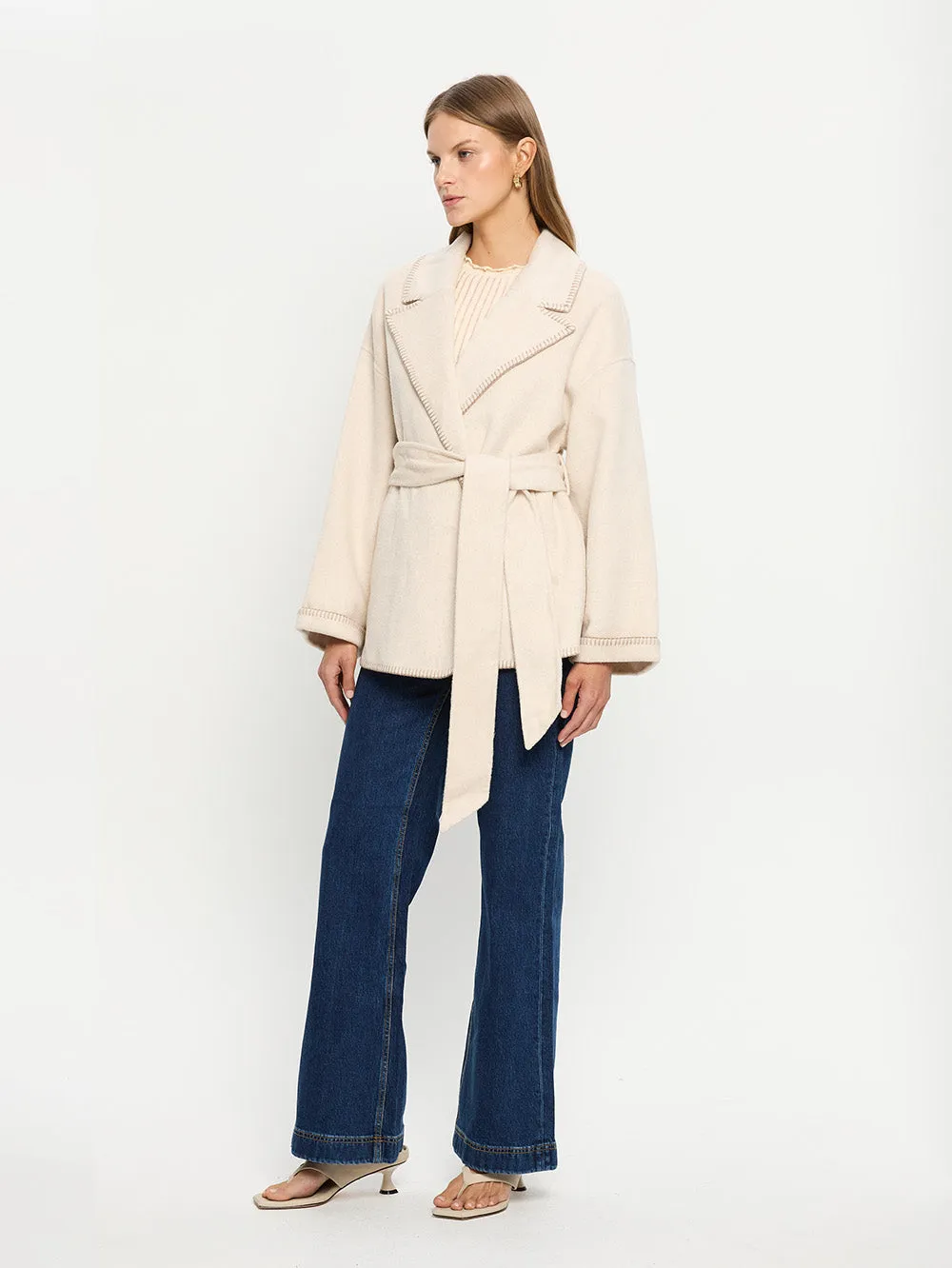 Josephina Coat - Ivory sold by Kivari product image thumbnail 2