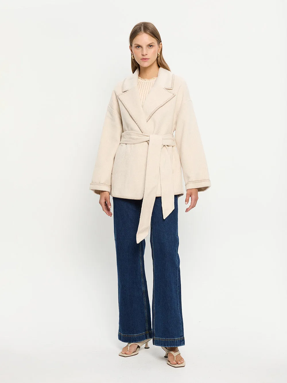 Josephina Coat - Ivory sold by Kivari product image thumbnail 3