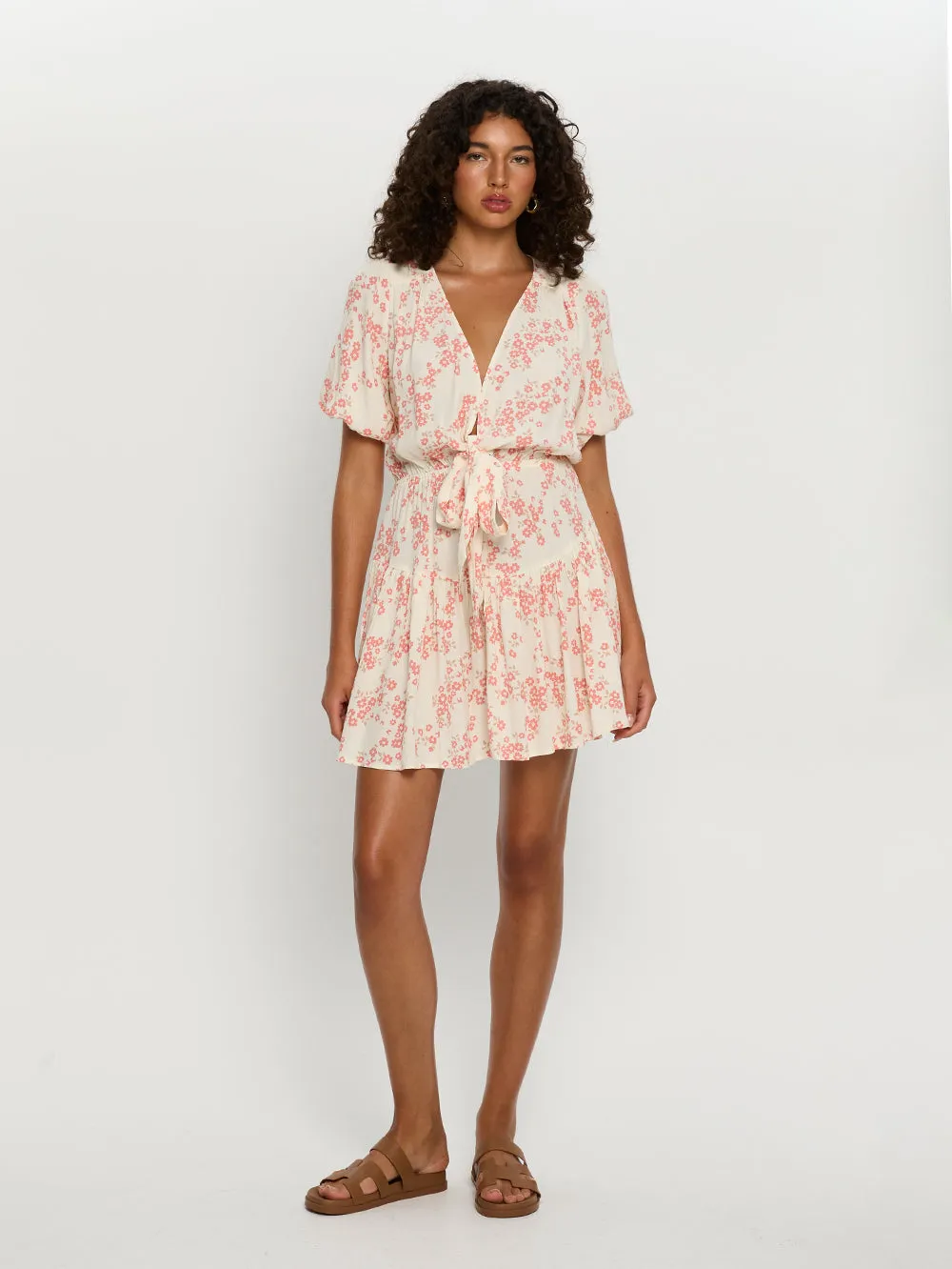 Zia Tie Front Mini Dress sold by Kivari product image thumbnail 2