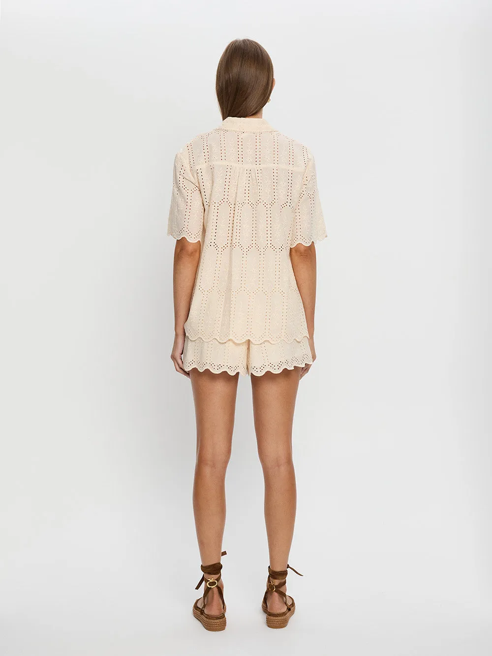 Estelle Shirt - Cream sold by Kivari product image thumbnail 4