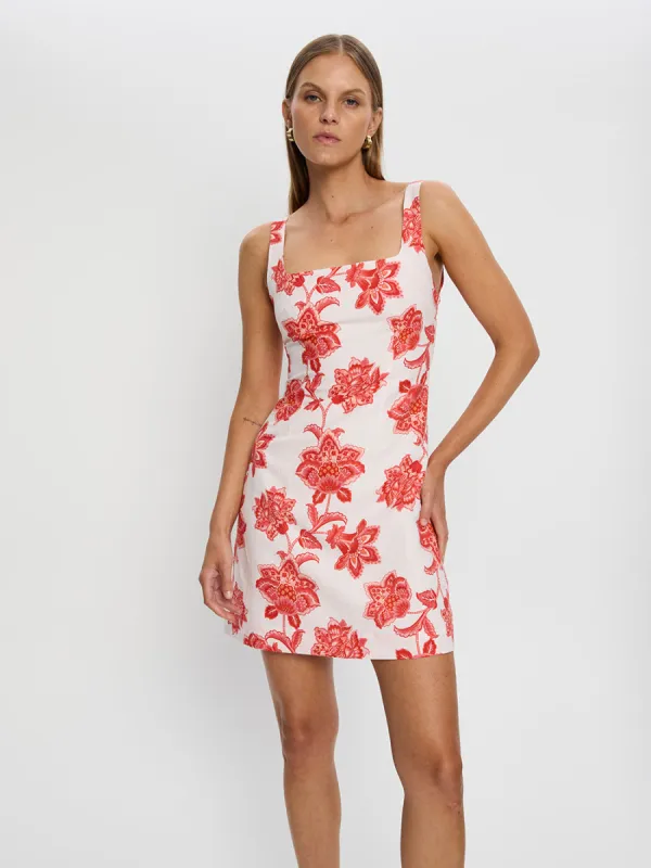 Stellar Square Neck Mini Dress sold by Kivari