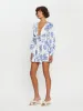 Chiara Tie Front Mini Dress sold by Kivari