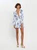 Chiara Tie Front Mini Dress sold by Kivari
