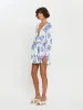 Chiara Tie Front Mini Dress sold by Kivari