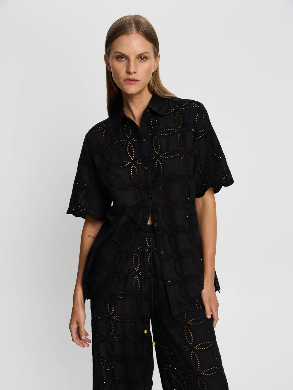 Rio Shirt - Black sold by Kivari