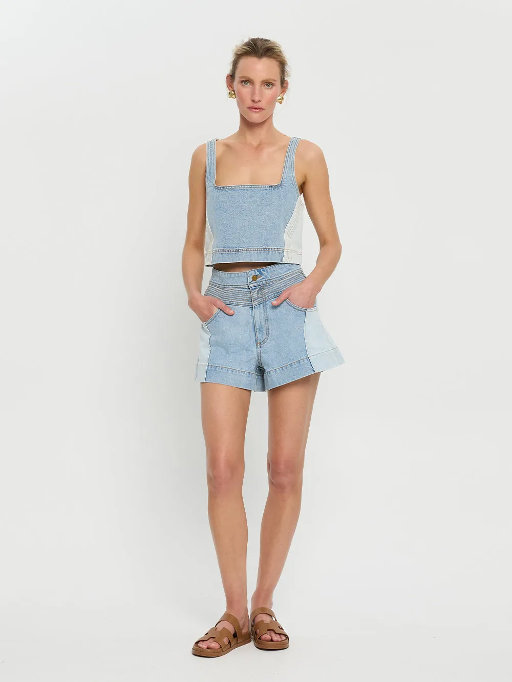 Carla Denim Top sold by Kivari product image thumbnail 4