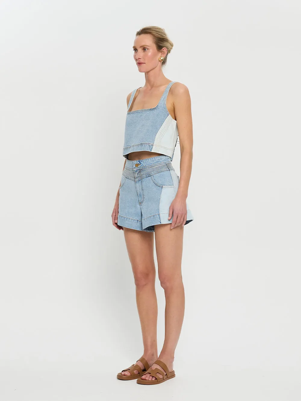 Carla Denim Top sold by Kivari product image thumbnail 2