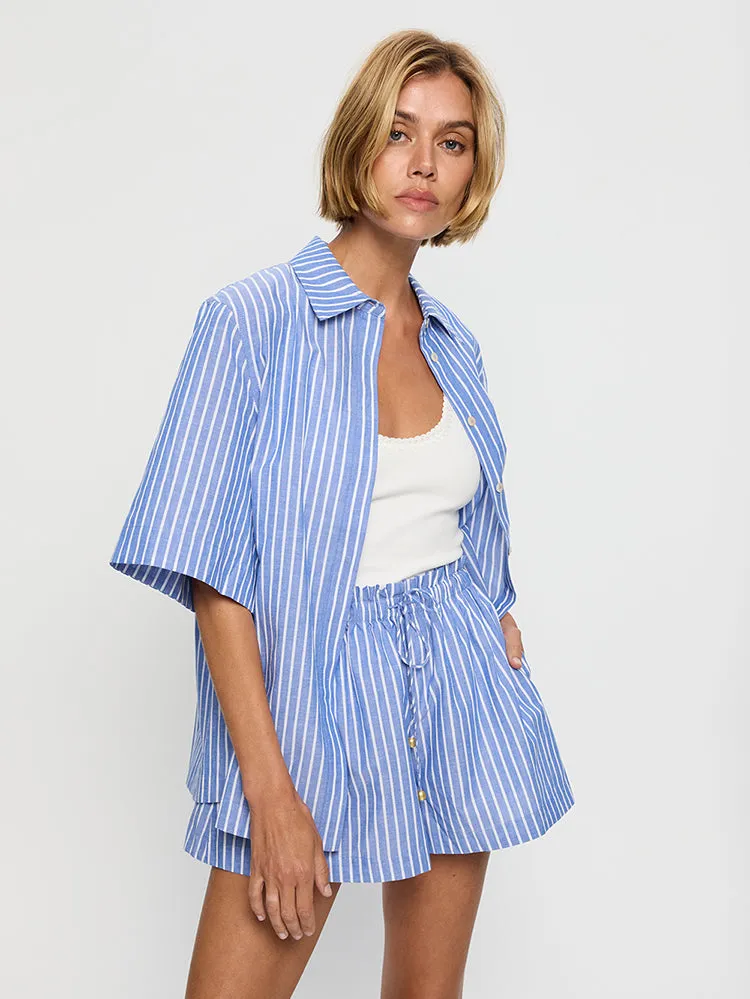 Elara Shirt - Blue Stripe sold by Kivari product image thumbnail 5