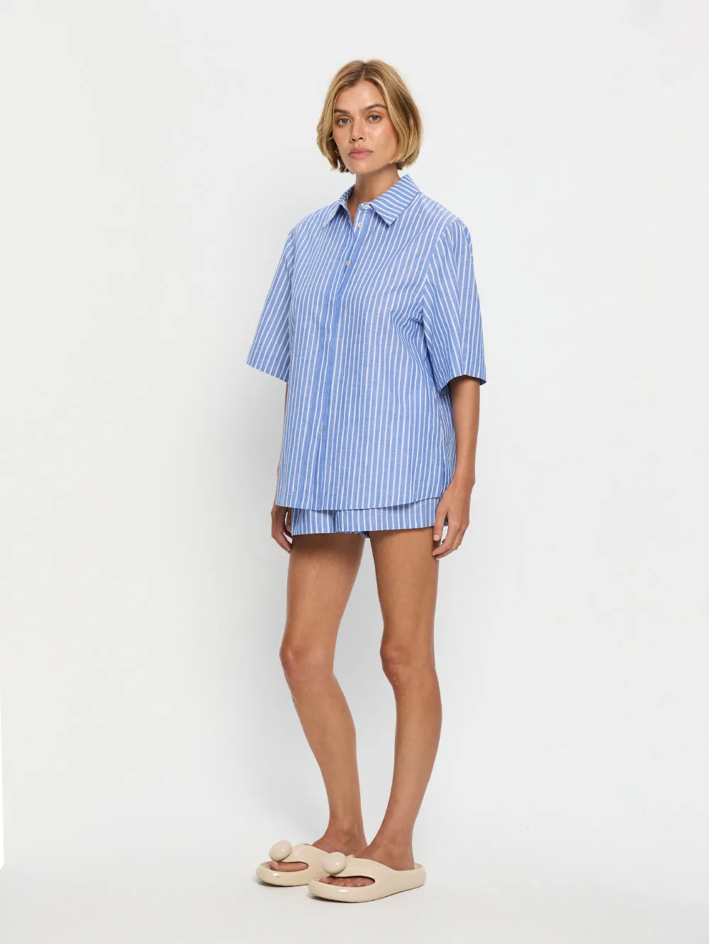 Elara Shirt - Blue Stripe sold by Kivari product image thumbnail 2