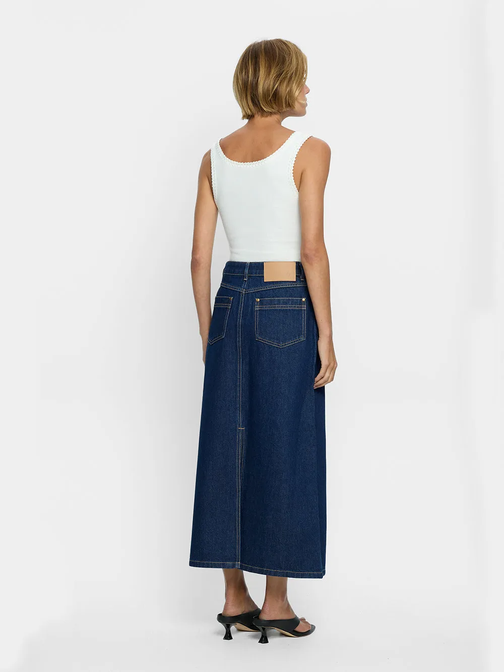 Remi Denim Midi Skirt sold by Kivari product image thumbnail 3