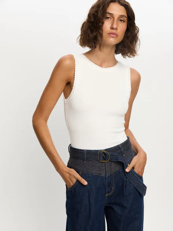 Tallulah High Neck Top sold by Kivari