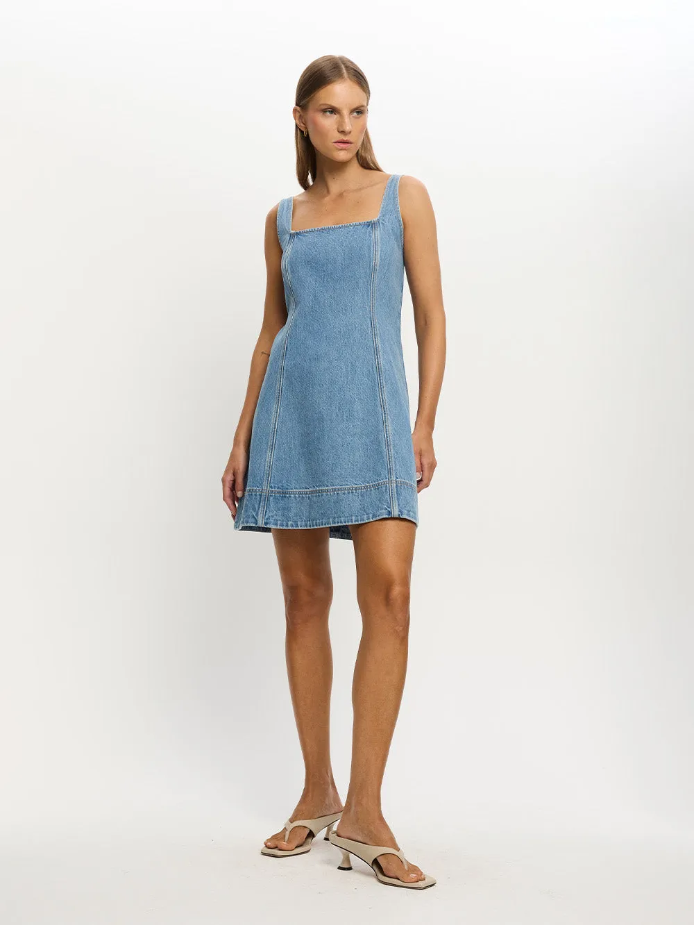 Oriana Denim Dress sold by Kivari product image thumbnail 5