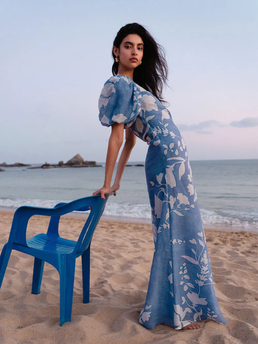 Amelie One Shoulder Maxi Dress sold by Kivari