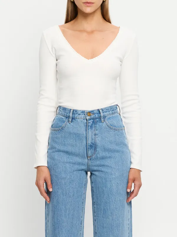 Tallulah V Neck Top sold by Kivari