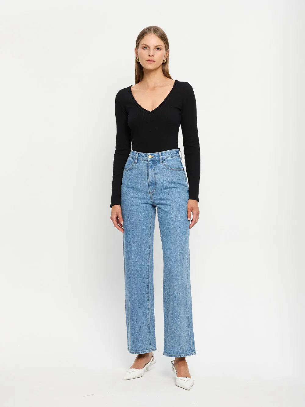 Tallulah V Neck Top sold by Kivari product image thumbnail 2