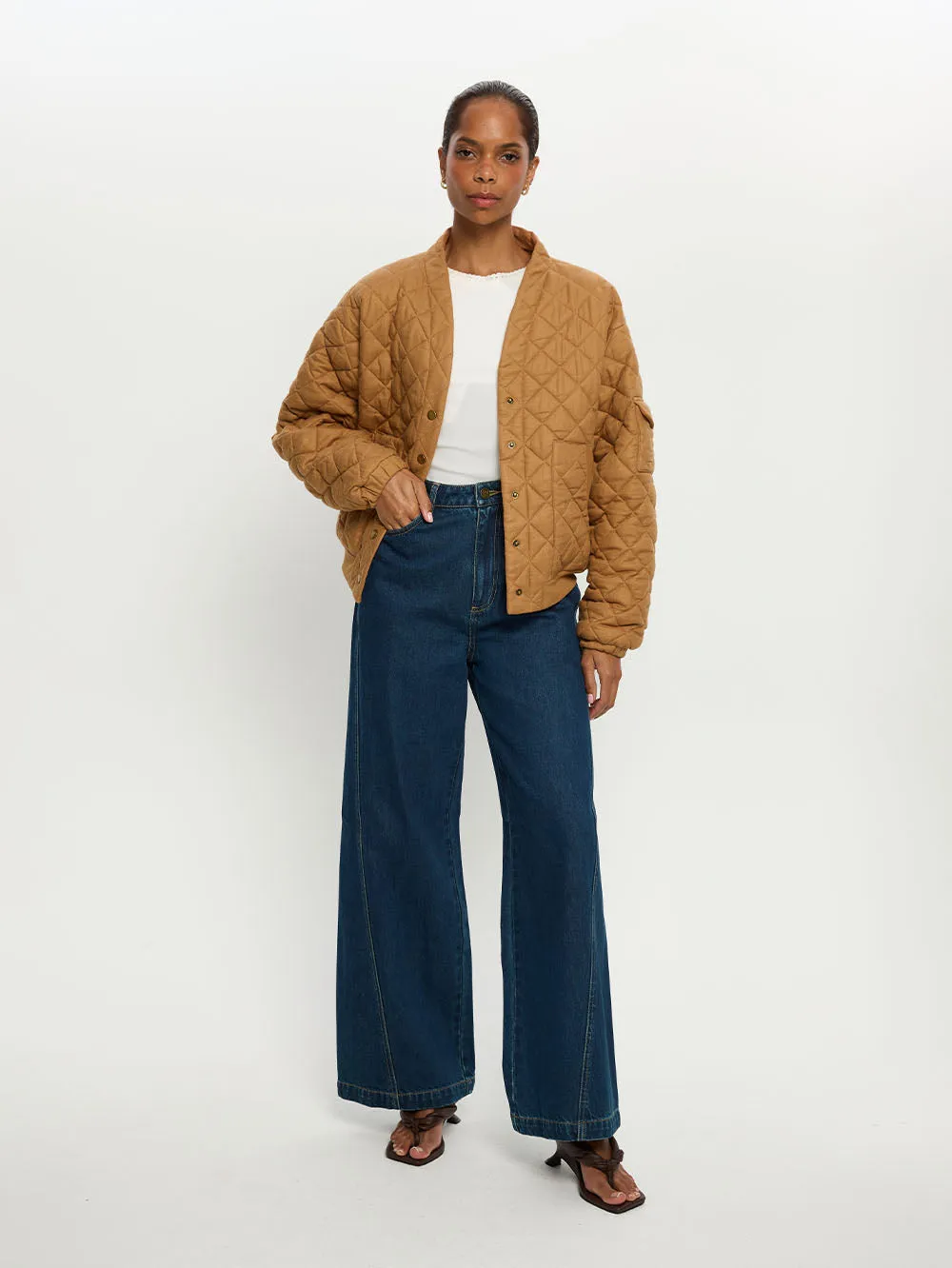 Vida Quilted Jacket sold by Kivari product image thumbnail 2