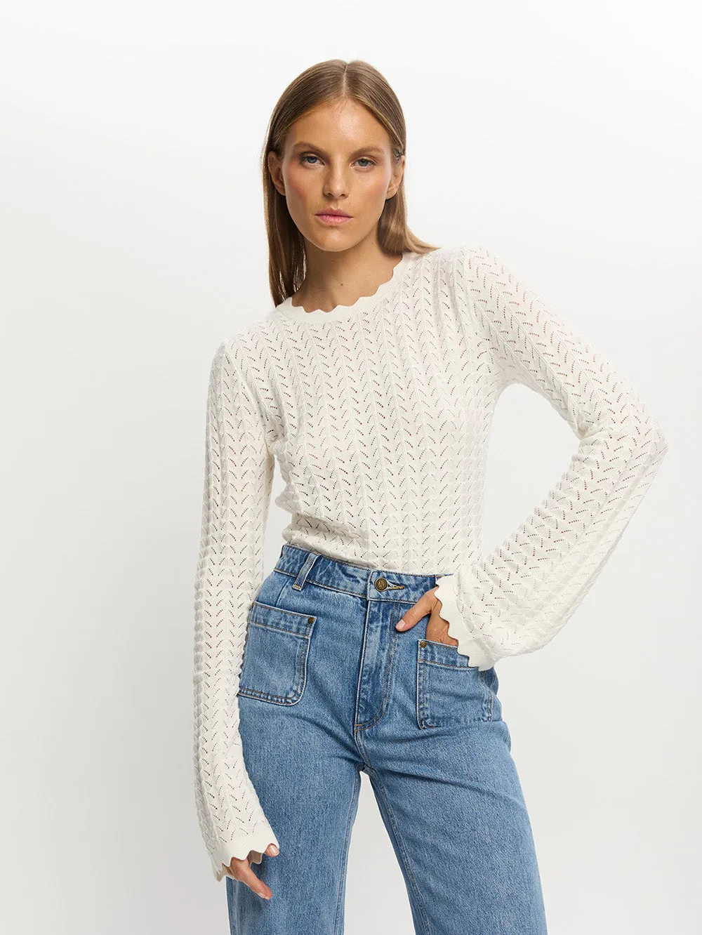 Logan Knit Top sold by Kivari