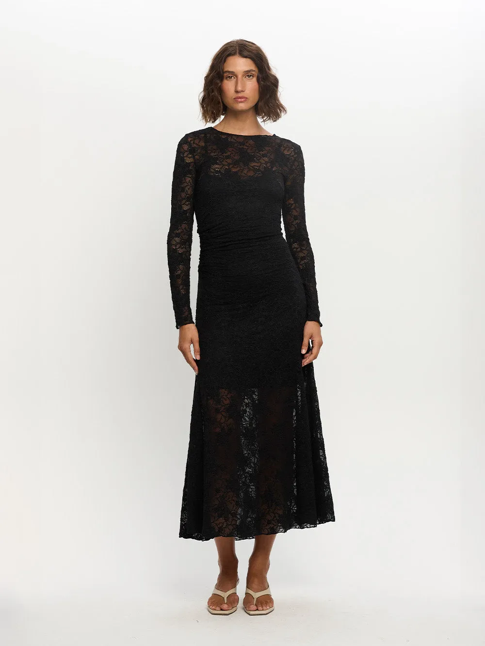 Marie Lace Maxi Dress sold by Kivari