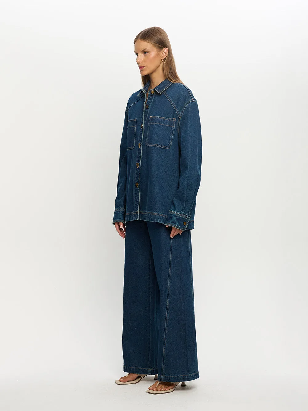 Evie Denim Shirt sold by Kivari product image thumbnail 3