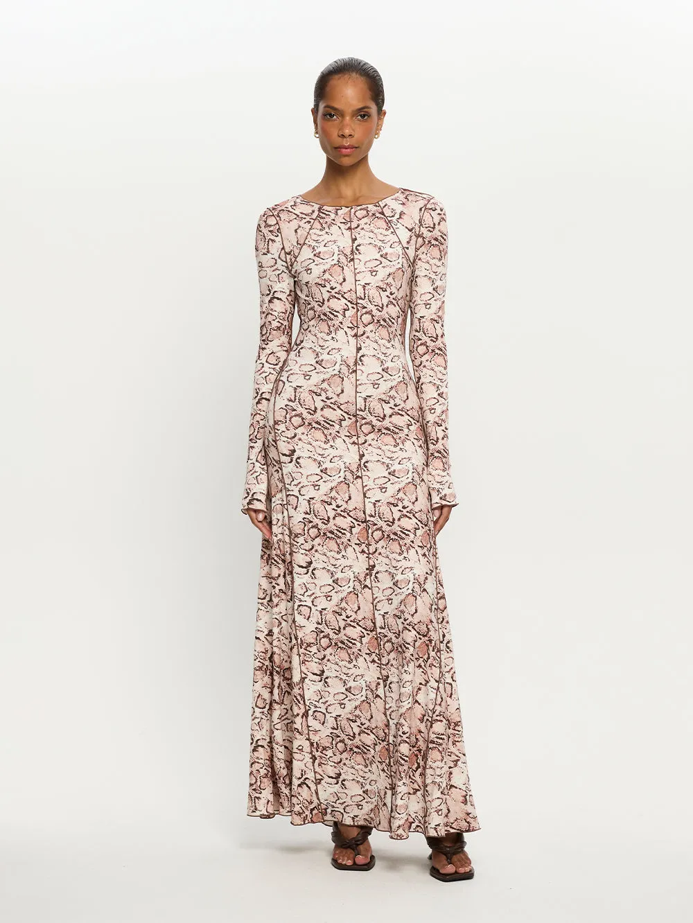 Simone Jersey Maxi Dress sold by Kivari