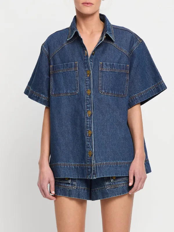 Paloma Denim Shirt sold by Kivari