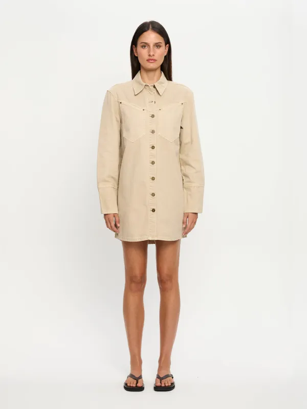 Carla Denim Mini Dress sold by Kivari