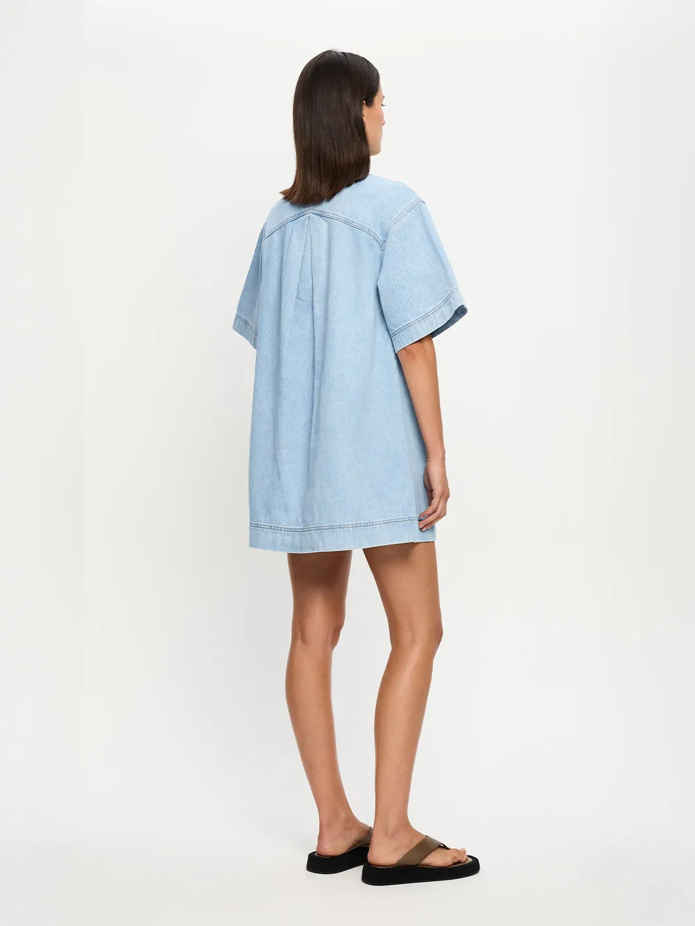 Avery Denim Mini Dress sold by Kivari product image thumbnail 4