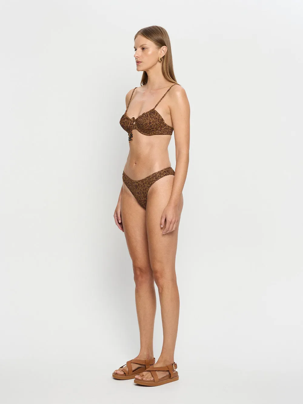 Nicole Gathered Bikini Top sold by Kivari product image thumbnail 3