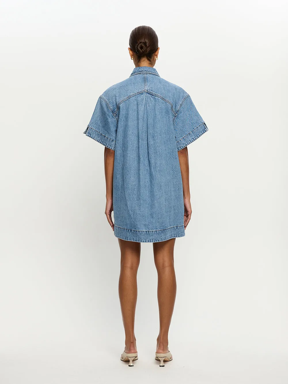 Marla Denim Mini Dress sold by Kivari product image thumbnail 3