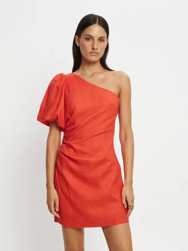 Anais One Shoulder Mini Dress made by Kivari
