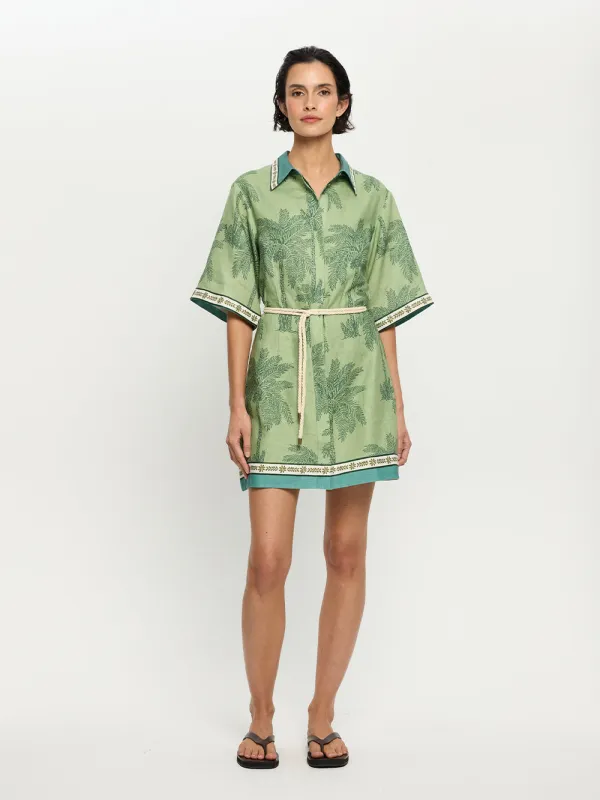 Alani Mini Shirt Dress sold by Kivari