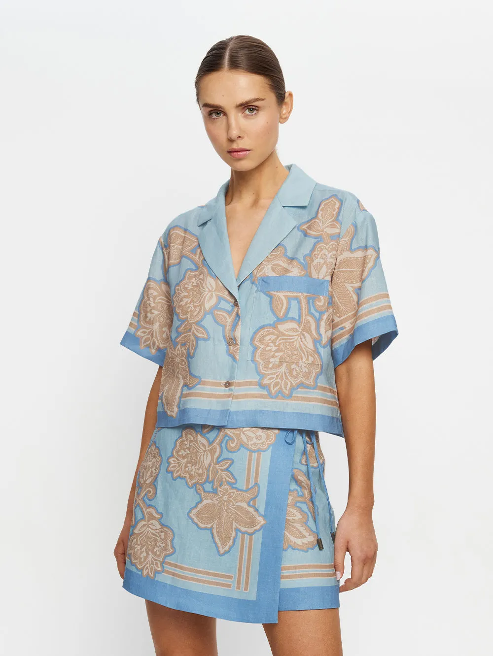 Coco Cropped Shirt sold by Kivari