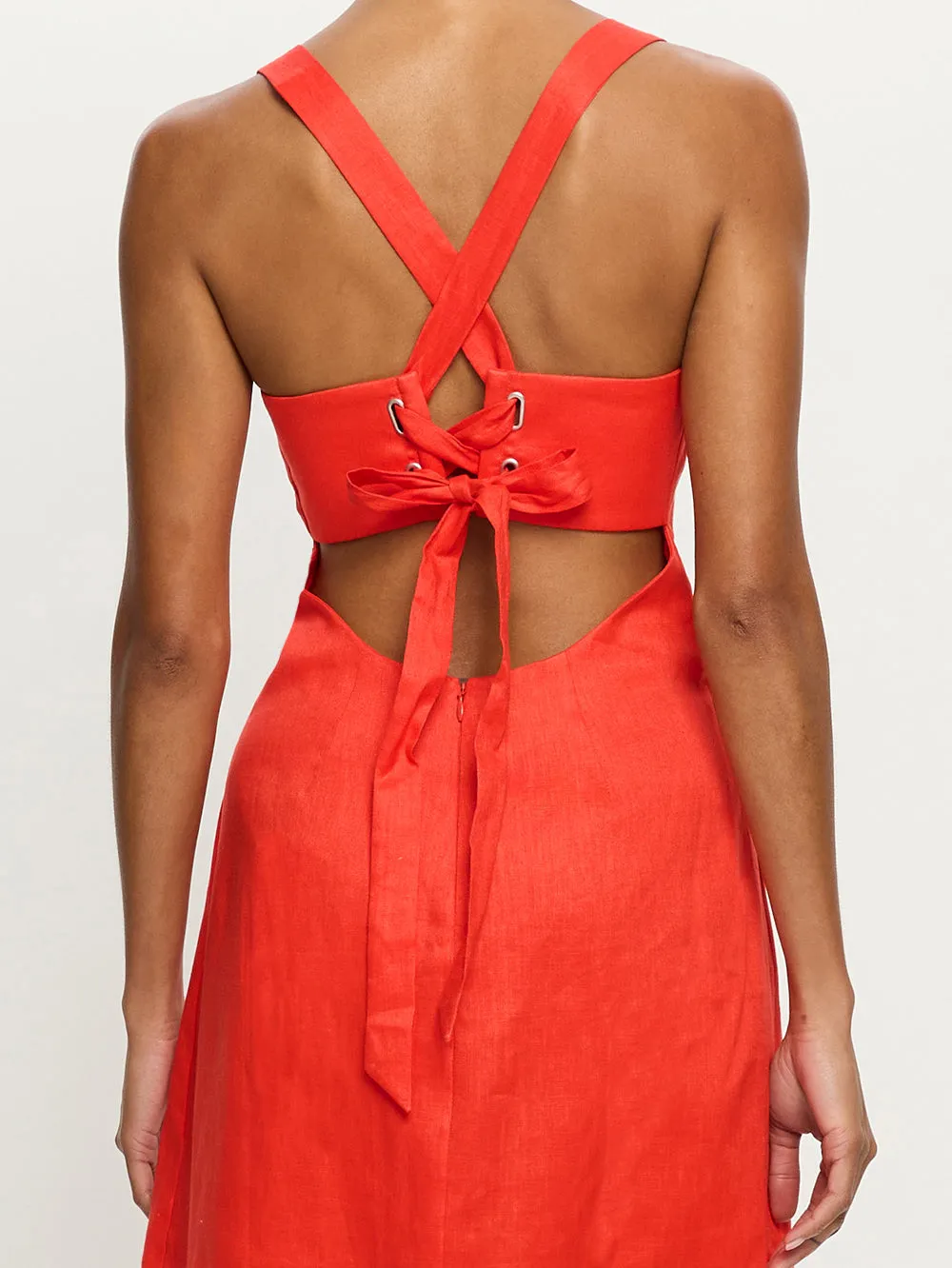 Nala Tie Back Mini Dress sold by Kivari product image thumbnail 5