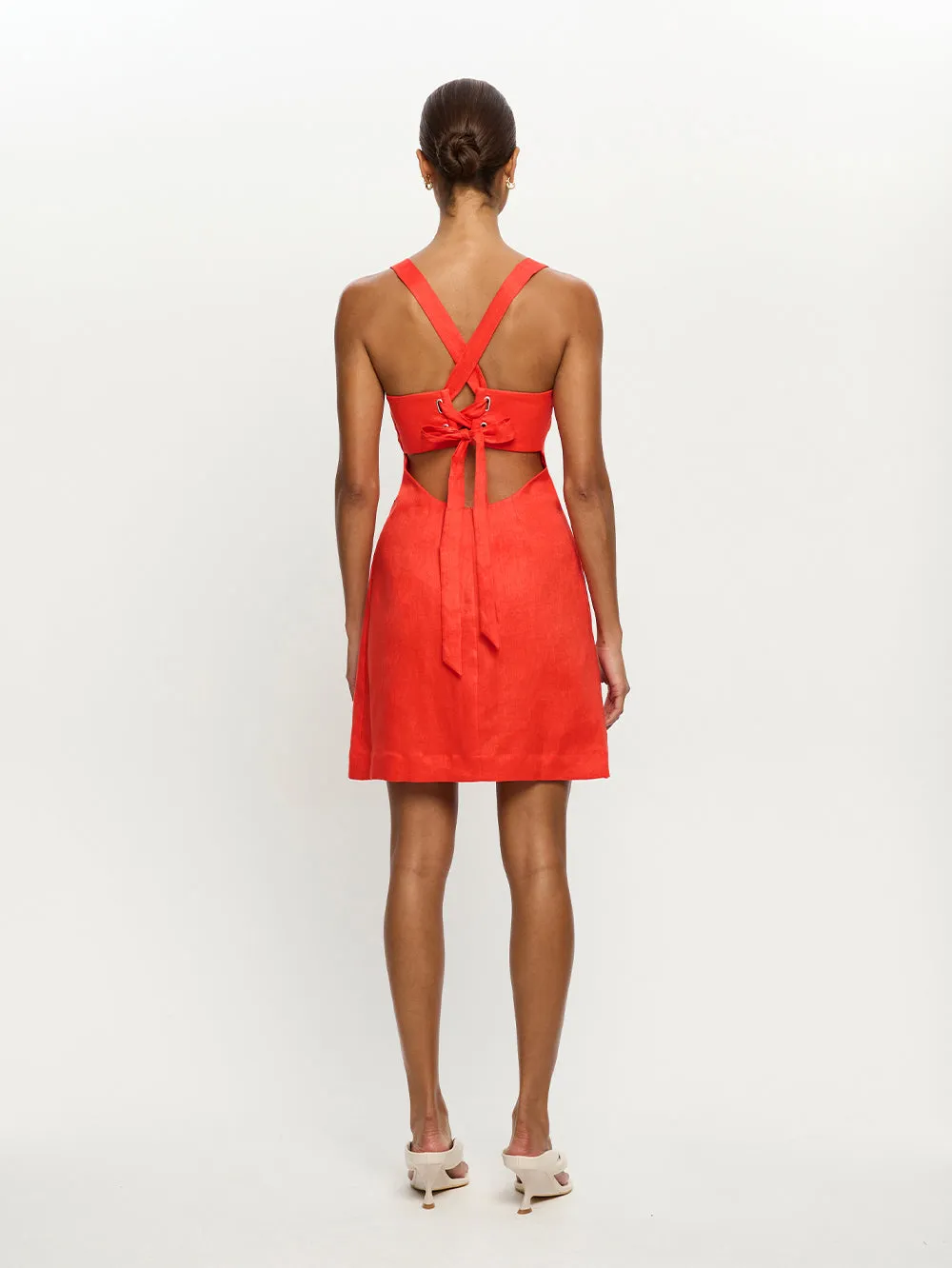 Nala Tie Back Mini Dress sold by Kivari product image thumbnail 3