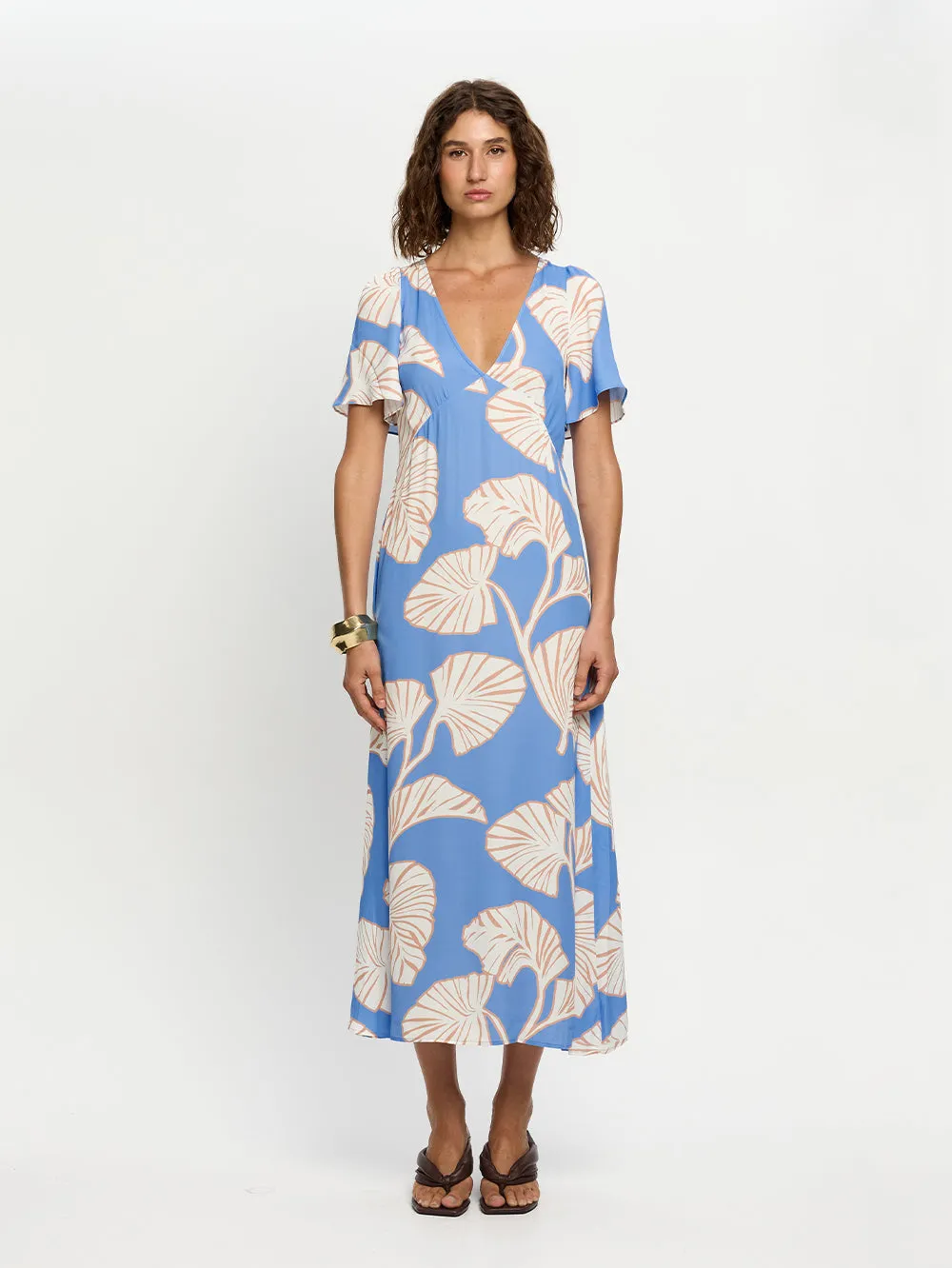 Ilana Sleeved Midi Dress sold by Kivari