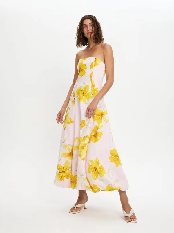 Francine Strapless Maxi Dress sold by Kivari