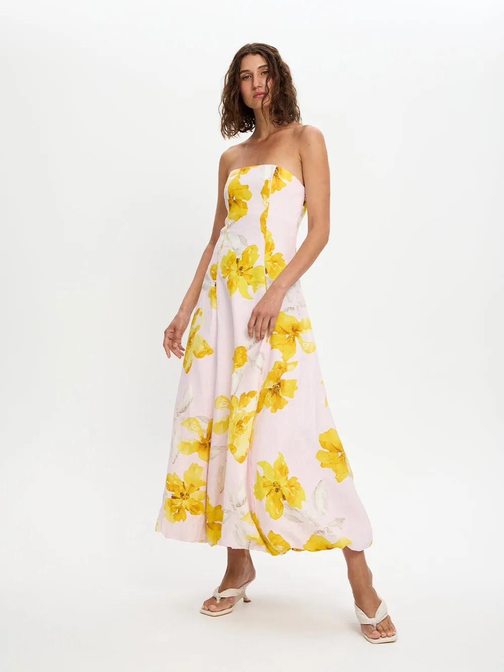 Francine Strapless Maxi Dress sold by Kivari