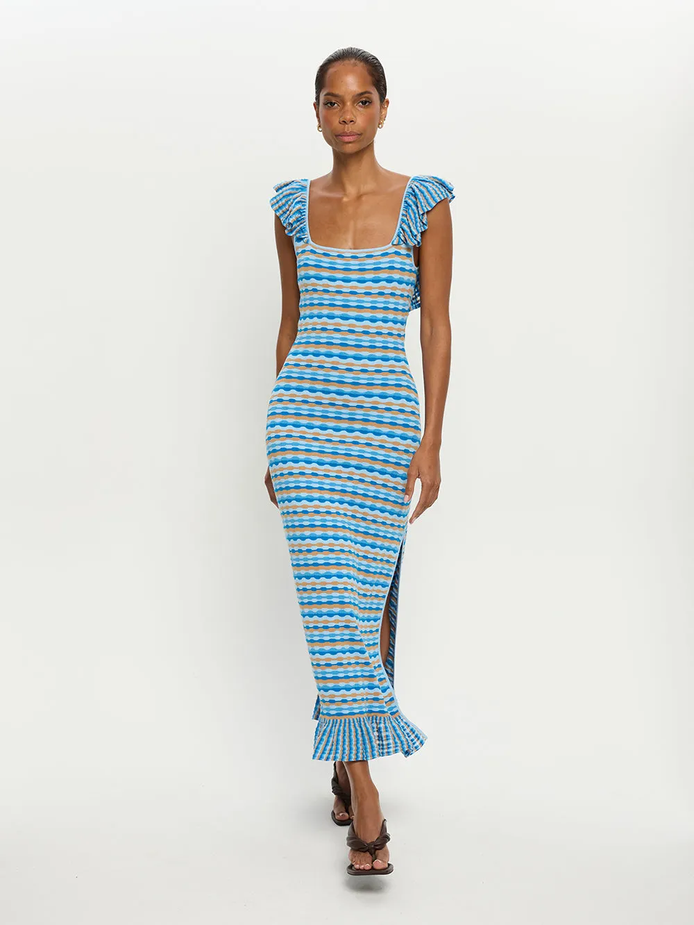 Viola Knit Maxi Dress sold by Kivari