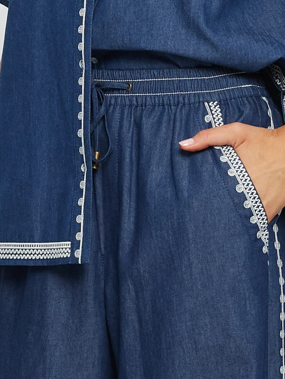 Emile Chambray Pant sold by Kivari product image thumbnail 4