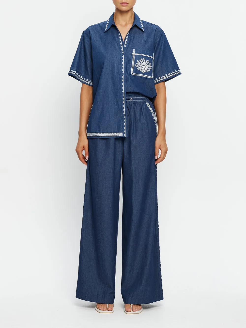 Emile Chambray Pant sold by Kivari product image thumbnail 5