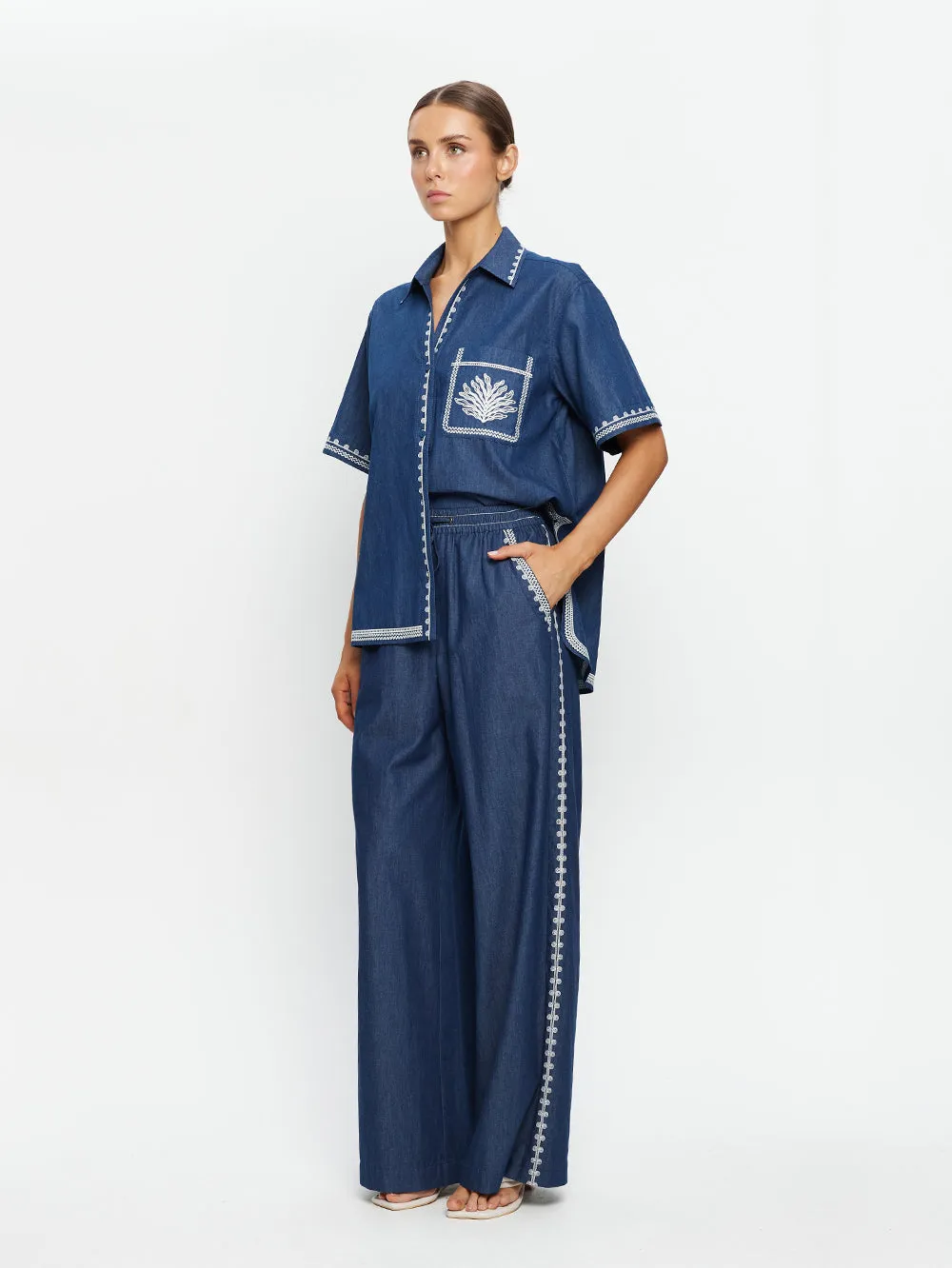 Emile Chambray Pant sold by Kivari product image thumbnail 2