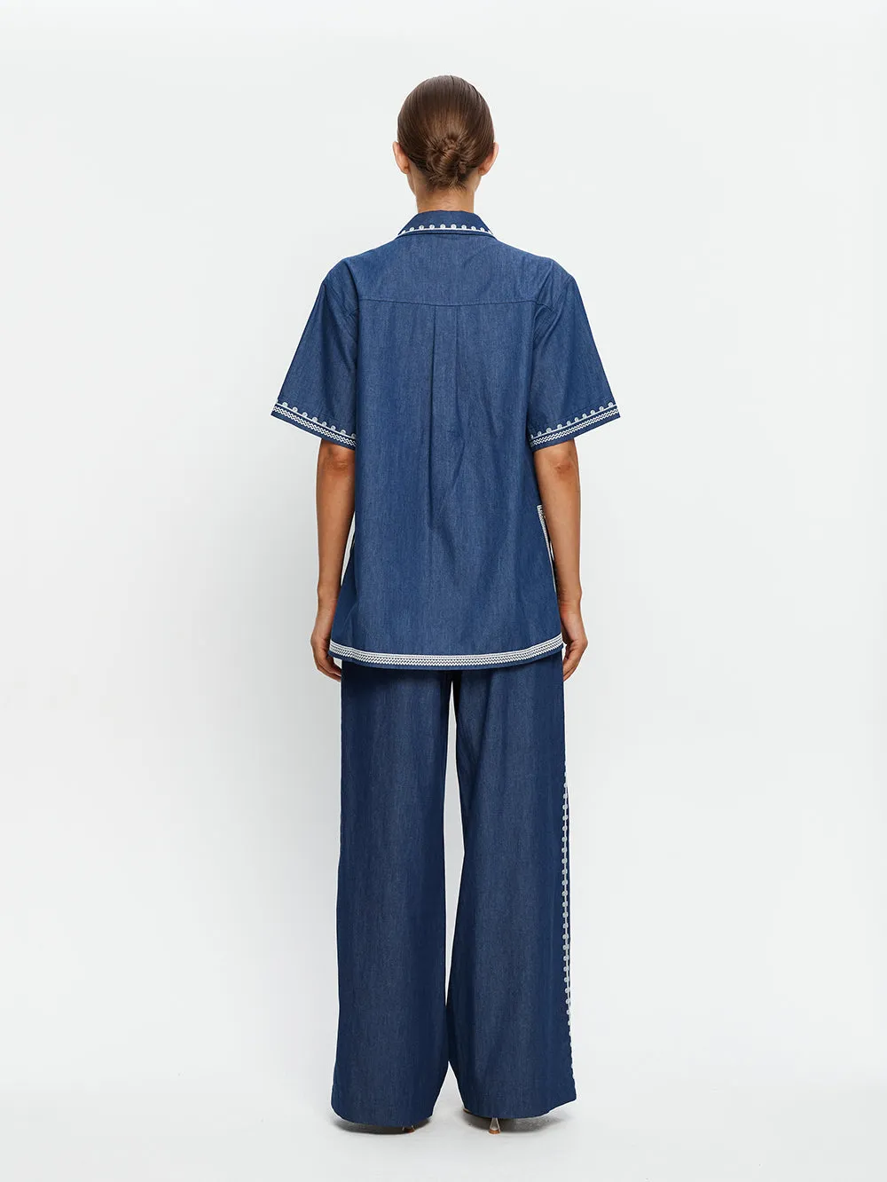 Emile Chambray Pant sold by Kivari product image thumbnail 3
