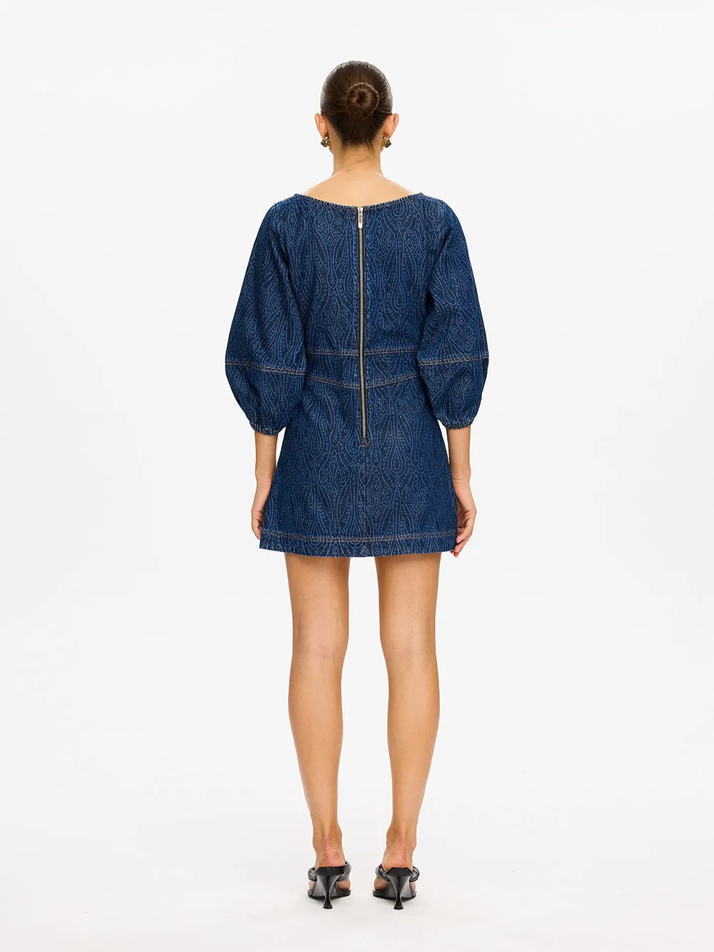 Nixie Denim Mini Dress sold by Kivari product image thumbnail 4