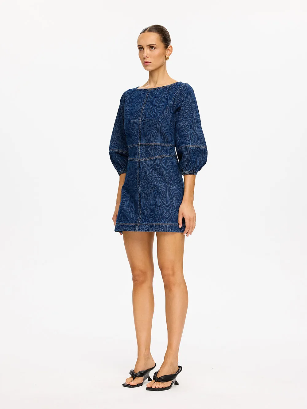 Nixie Denim Mini Dress sold by Kivari product image thumbnail 3