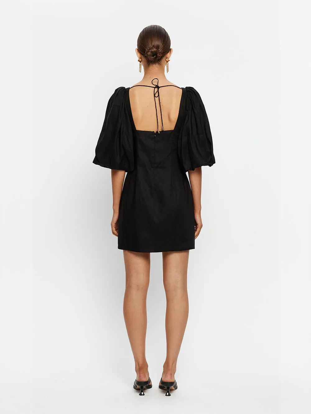 Cleo Bubble Sleeve Mini Dress sold by Kivari product image thumbnail 4