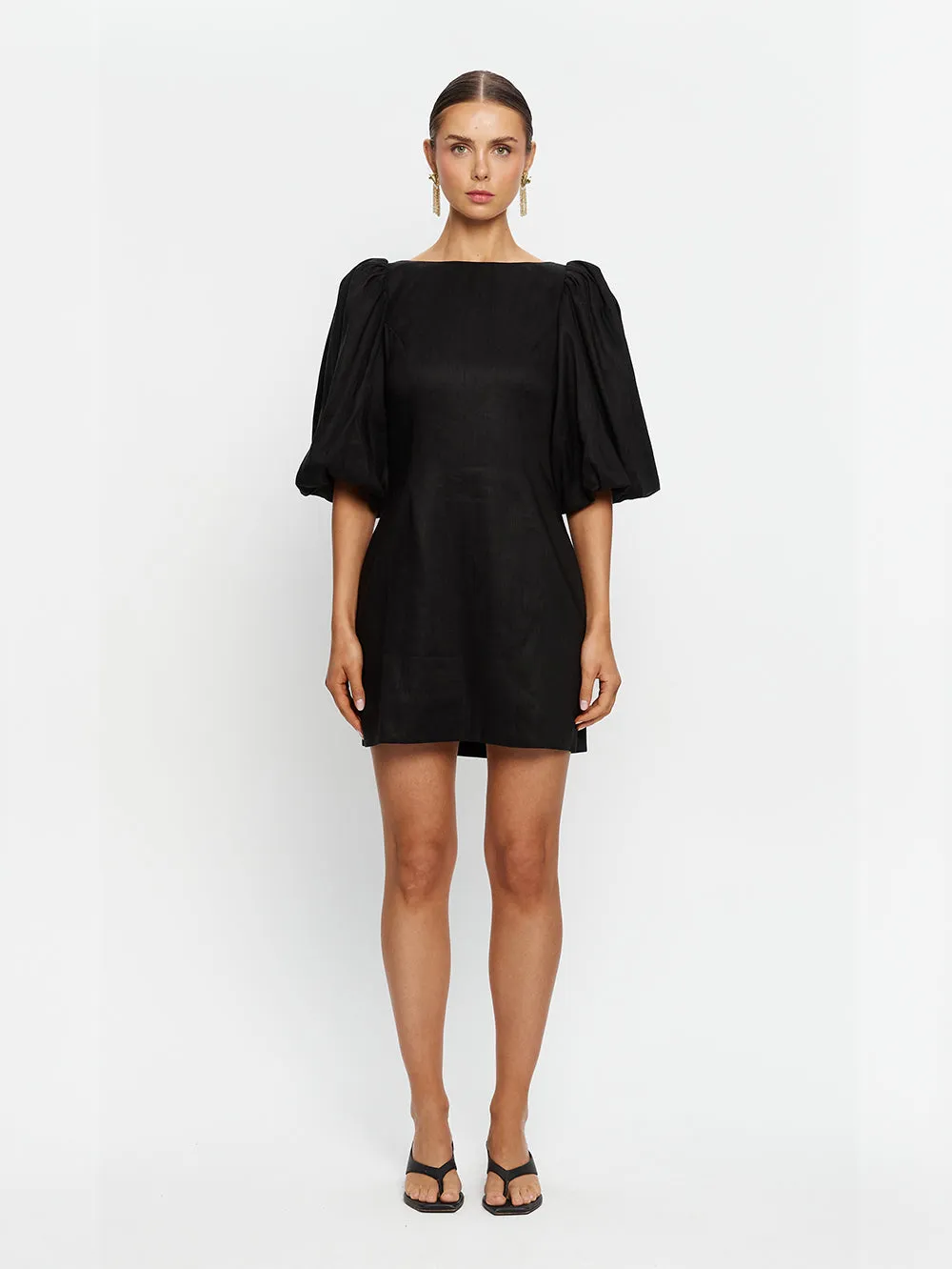 Cleo Bubble Sleeve Mini Dress sold by Kivari
